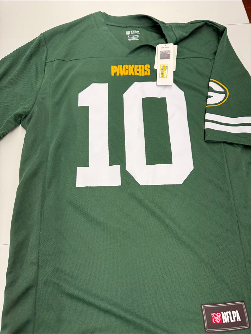 NEW NFL Green Packers #10 Love Men’s Jersey Medium